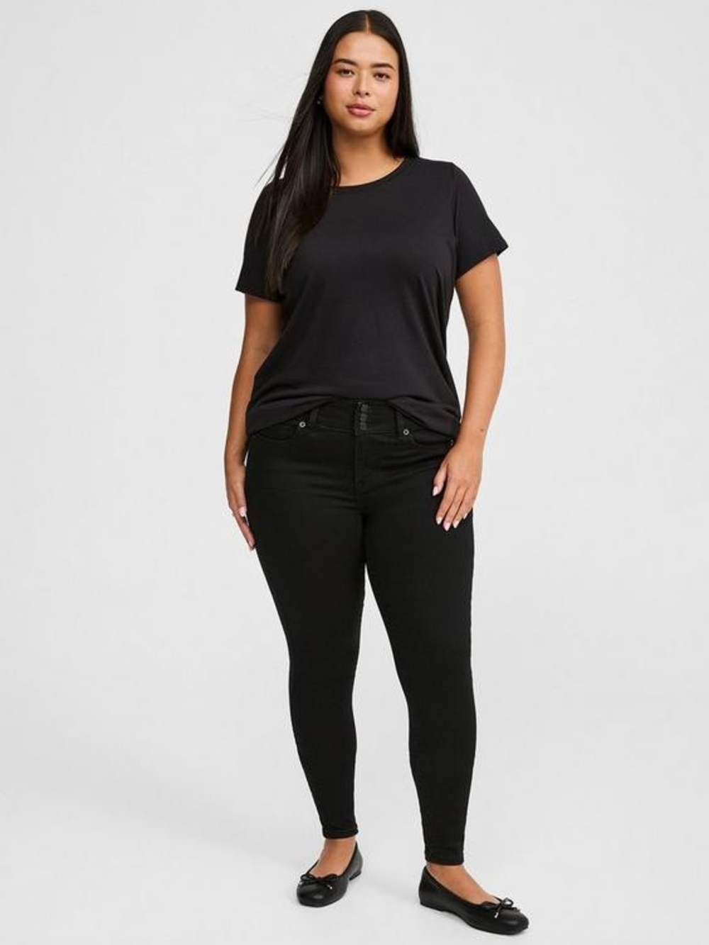 torrid Plus Size Black Skinny Jeans
